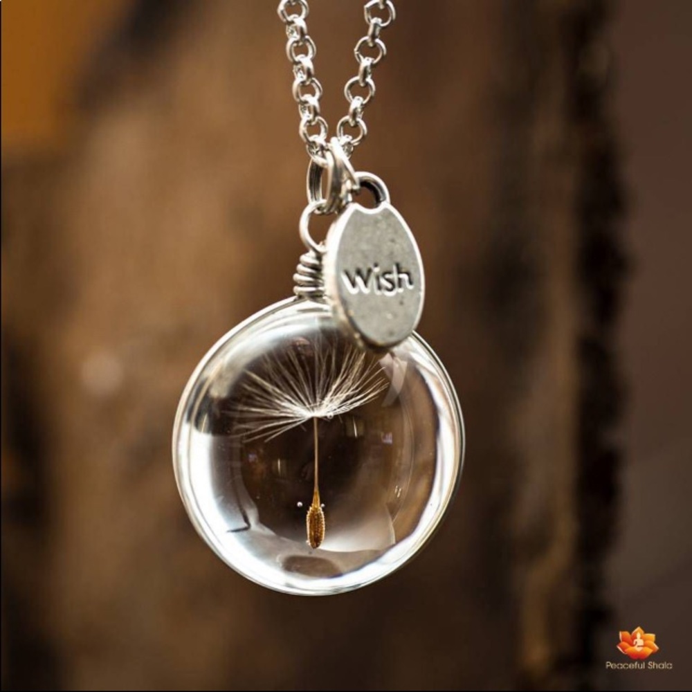 🆕 Make a wish dandelion seed charm necklace